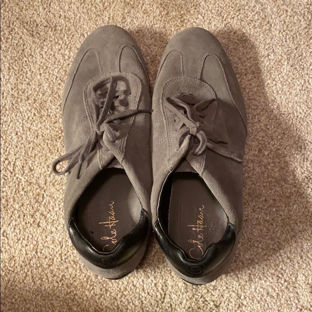 Cole Haan Shoes Nike Air Sneakers Gray Suede W 10